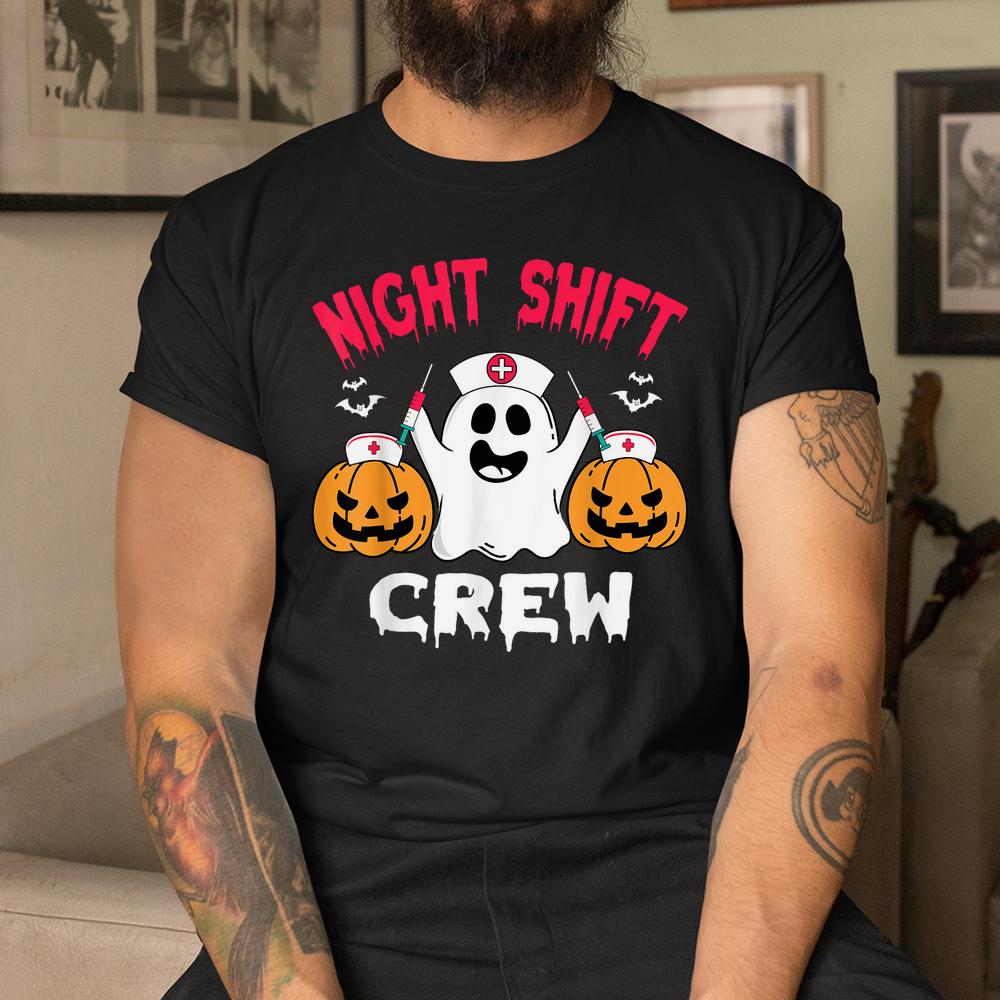 Team Night Shift Nurse Halloween Shirt Team Night Shift Nurse Halloween Shirt
