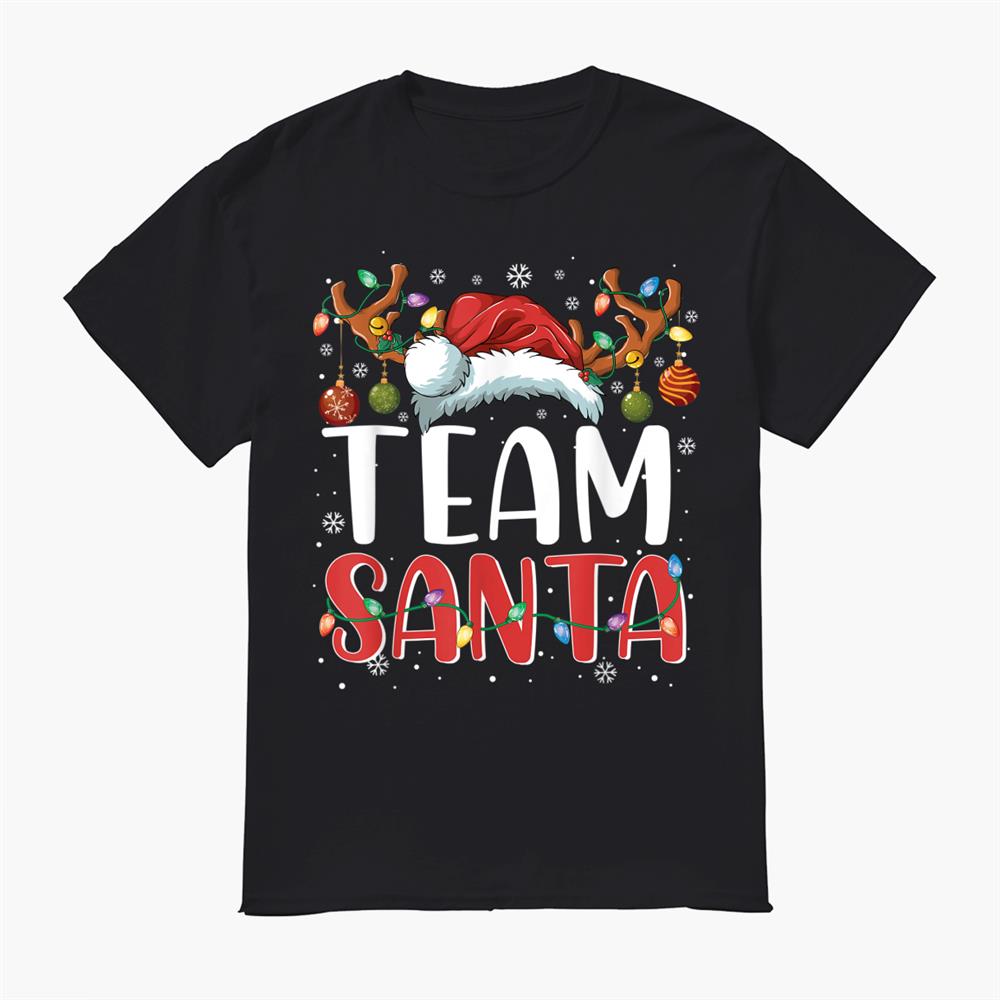 Team Santa Reindeer Christmas Matching Family Pajamas Shirt Team Santa Reindeer Christmas Matching Family Pajamas Shirt