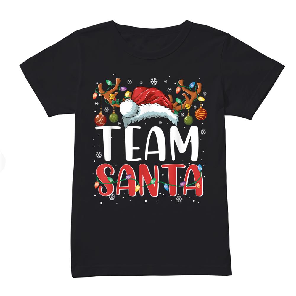 Team Santa Reindeer Christmas Matching Family Pajamas Shirt Team Santa Reindeer Christmas Matching Family Pajamas Shirt