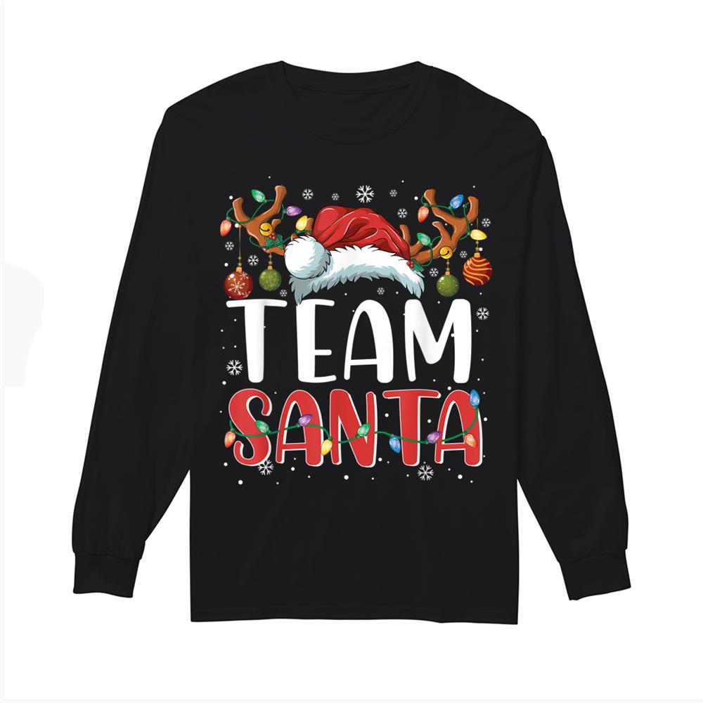 Team Santa Reindeer Christmas Matching Family Pajamas Shirt Team Santa Reindeer Christmas Matching Family Pajamas Shirt