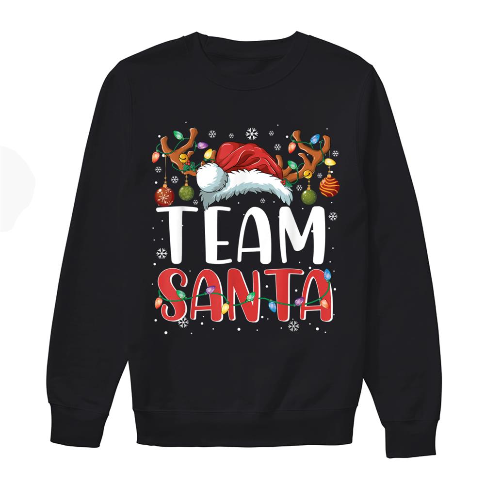 Team Santa Reindeer Christmas Matching Family Pajamas Shirt Team Santa Reindeer Christmas Matching Family Pajamas Shirt