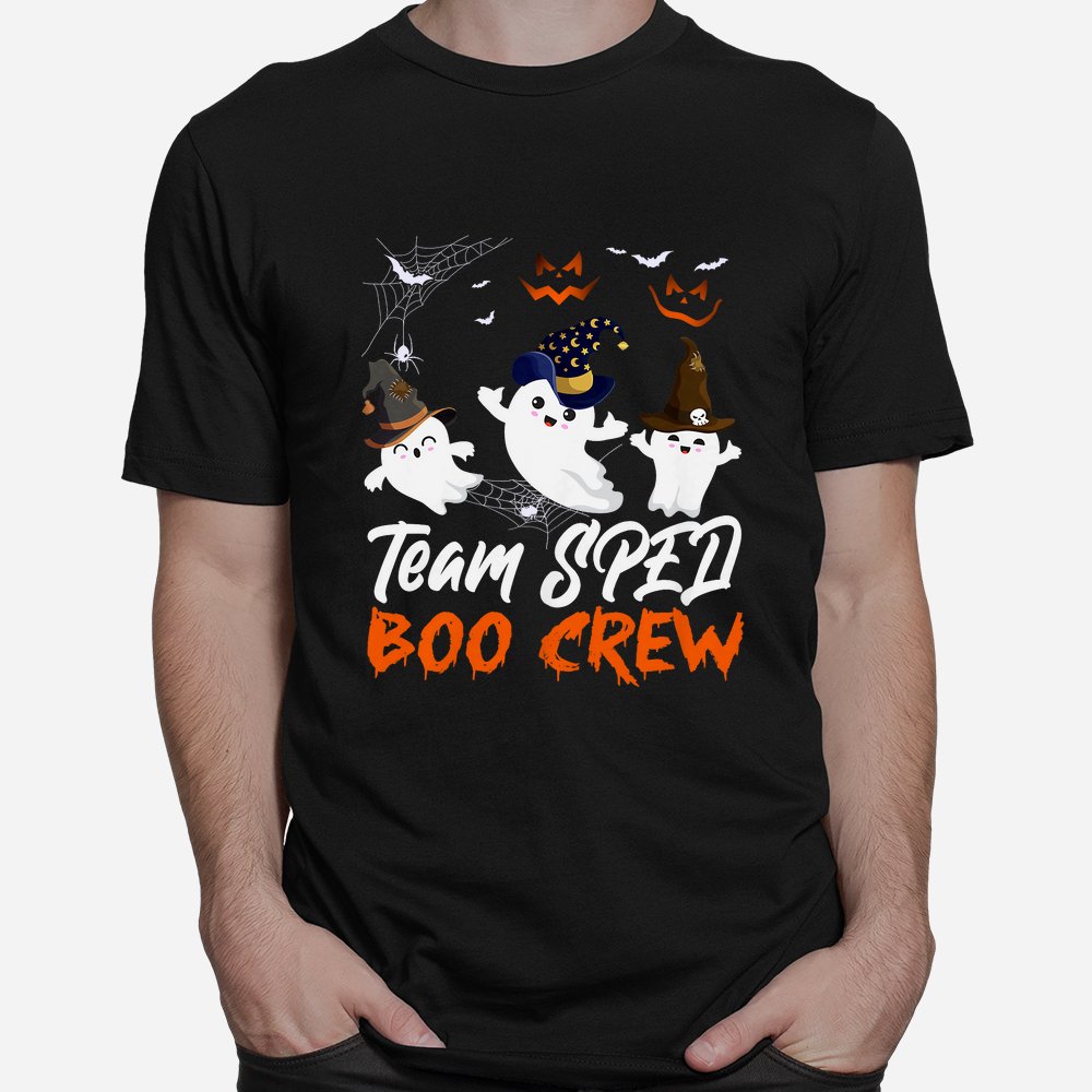 team sped boo crew halloween ghost sped special ed teacher shirt 1 1