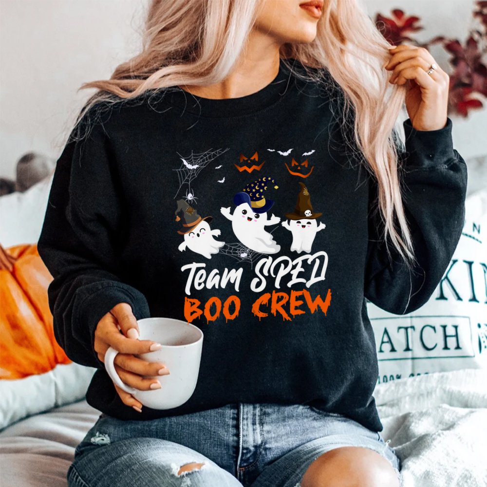 Team Sped Boo Crew Halloween Ghost Sped Special Ed Teacher Shirt Team Sped Boo Crew Halloween Ghost Sped Special Ed Teacher Shirt