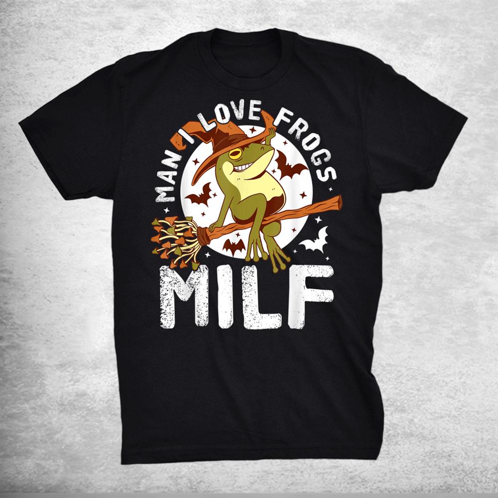 Tee Cute Frog Stuff I Heart Milf Man I Love Frogs Halloween Shirt Tee Cute Frog Stuff I Heart Milf Man I Love Frogs Halloween Shirt