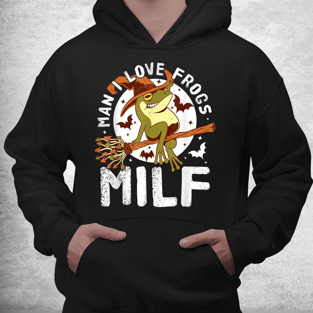 Tee Cute Frog Stuff I Heart Milf Man I Love Frogs Halloween Shirt Tee Cute Frog Stuff I Heart Milf Man I Love Frogs Halloween Shirt