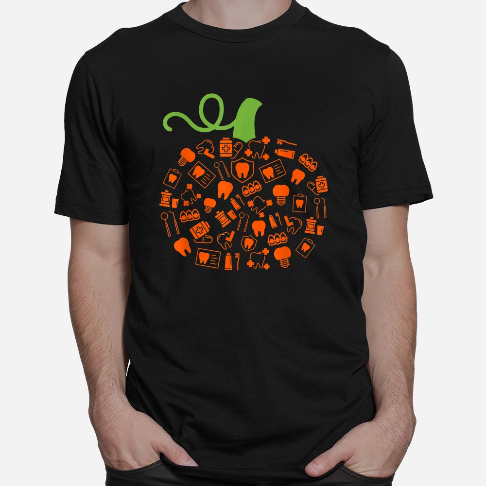 Teeth Ghost Pumpkin Witch Dental Halloween Dentist Dental Shirt 10 teeth ghost pumpkin witch dental halloween dentist dental shirt 1 1