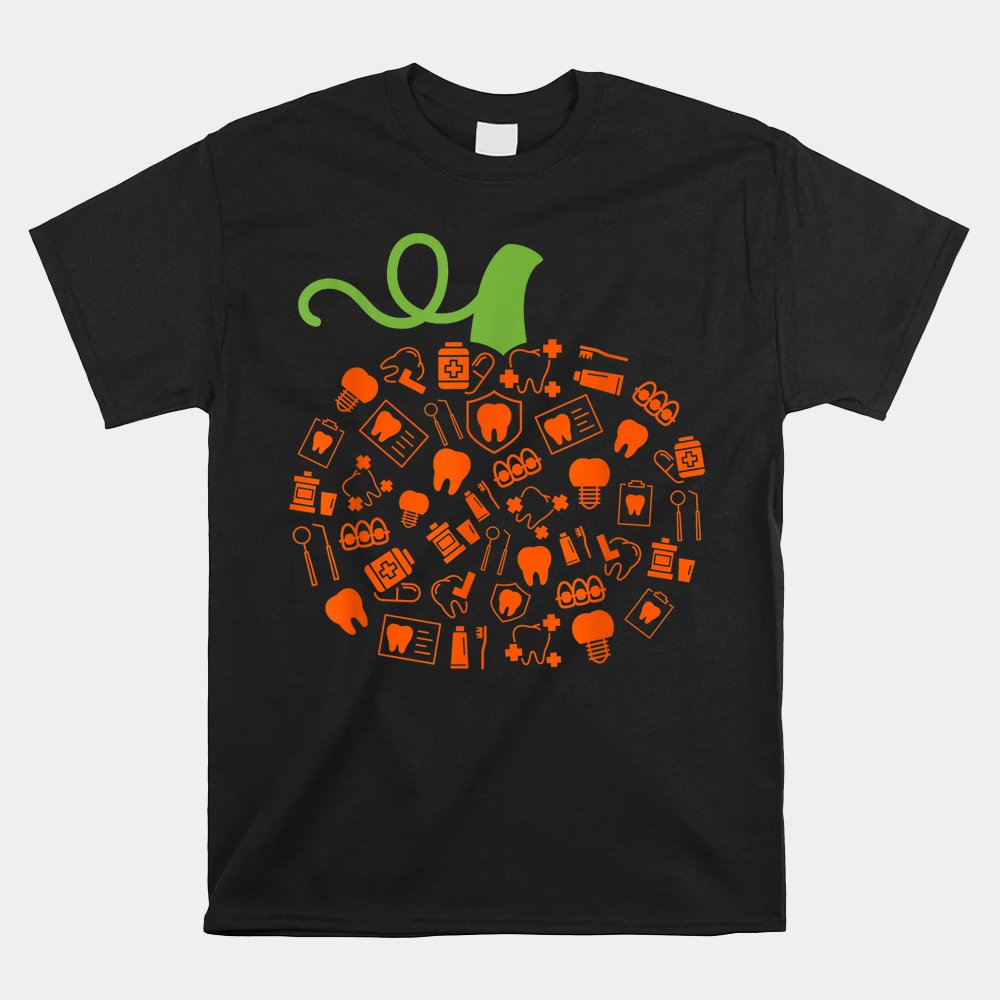 Teeth Ghost Pumpkin Witch Dental Halloween Dentist Dental Shirt Teeth Ghost Pumpkin Witch Dental Halloween Dentist Dental Shirt