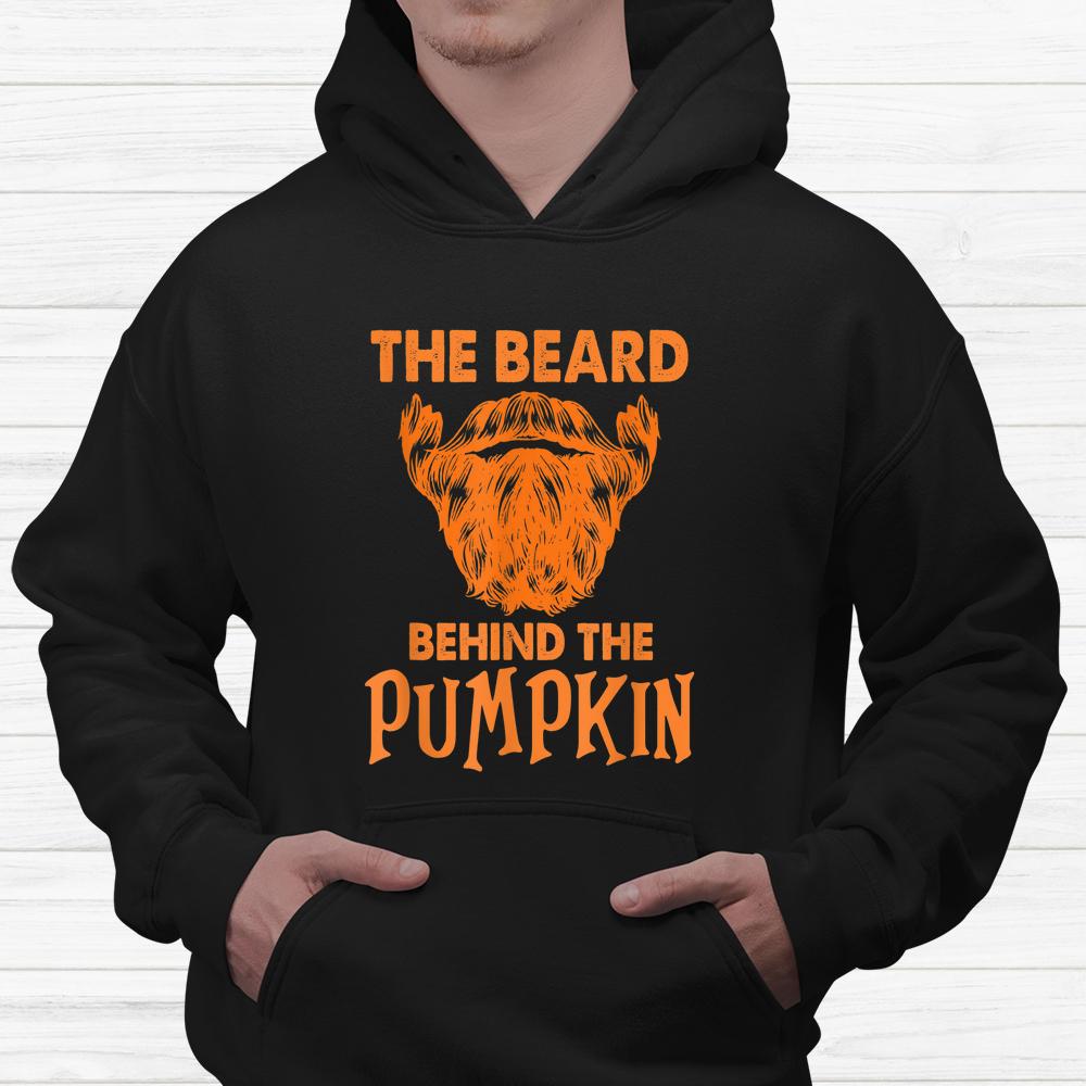 The Beard Behind The Pumpkin Baby Announcement Halloween Dad Shirt The Beard Behind The Pumpkin Baby Announcement Halloween Dad Shirt