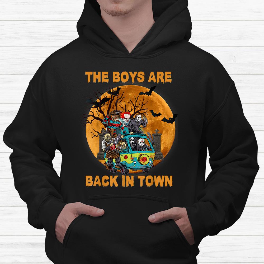 The Boys Are Back In Town Halloween Shirt The Boys Are Back In Town Halloween Shirt