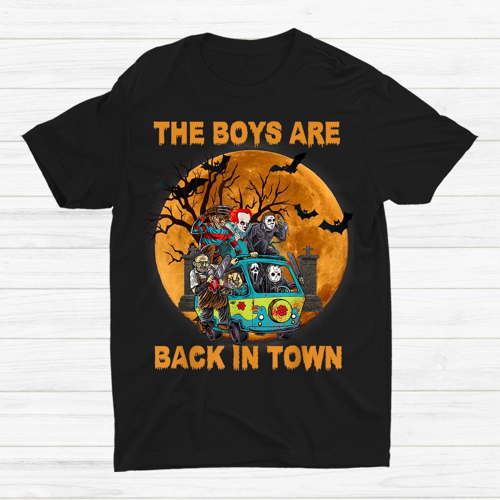 The Boys Are Back In Town Halloween Shirt The Boys Are Back In Town Halloween Shirt