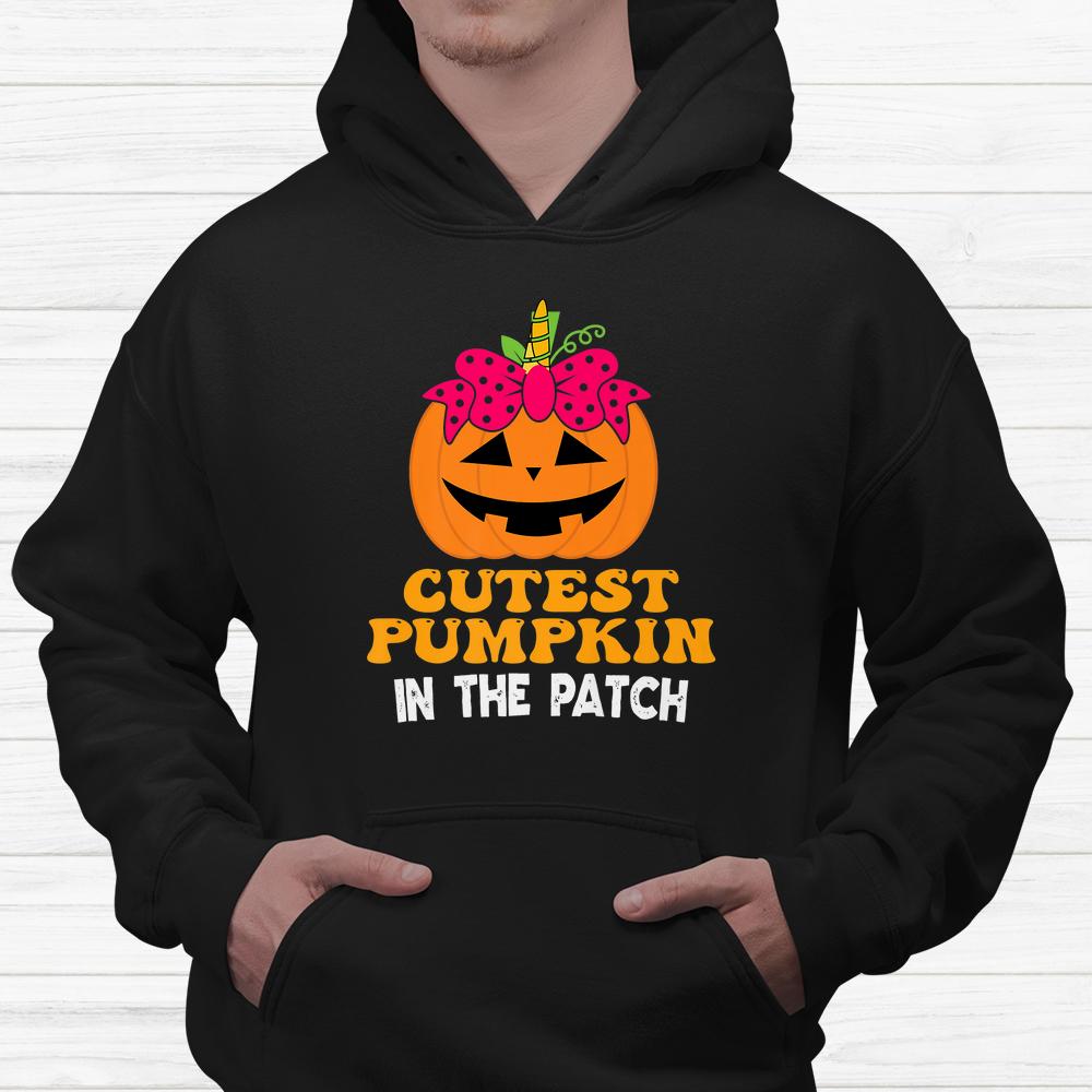 The Cutest Pumpkin In The Patch Halloween Unicorn Pumpkin Shirt The Cutest Pumpkin In The Patch Halloween Unicorn Pumpkin Shirt