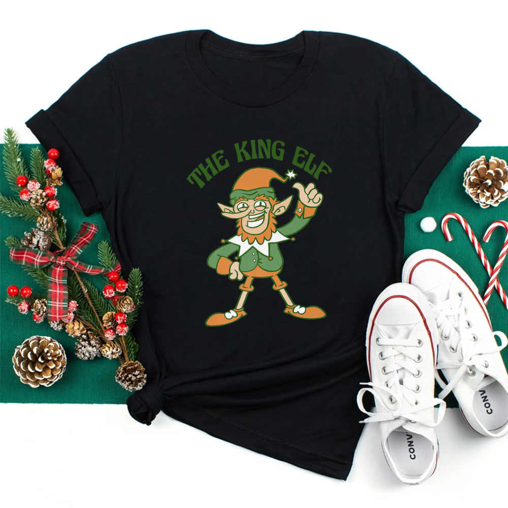 The King Elf Cute Ugly Christmas Sweater Shirt The King Elf Cute Ugly Christmas Sweater Shirt