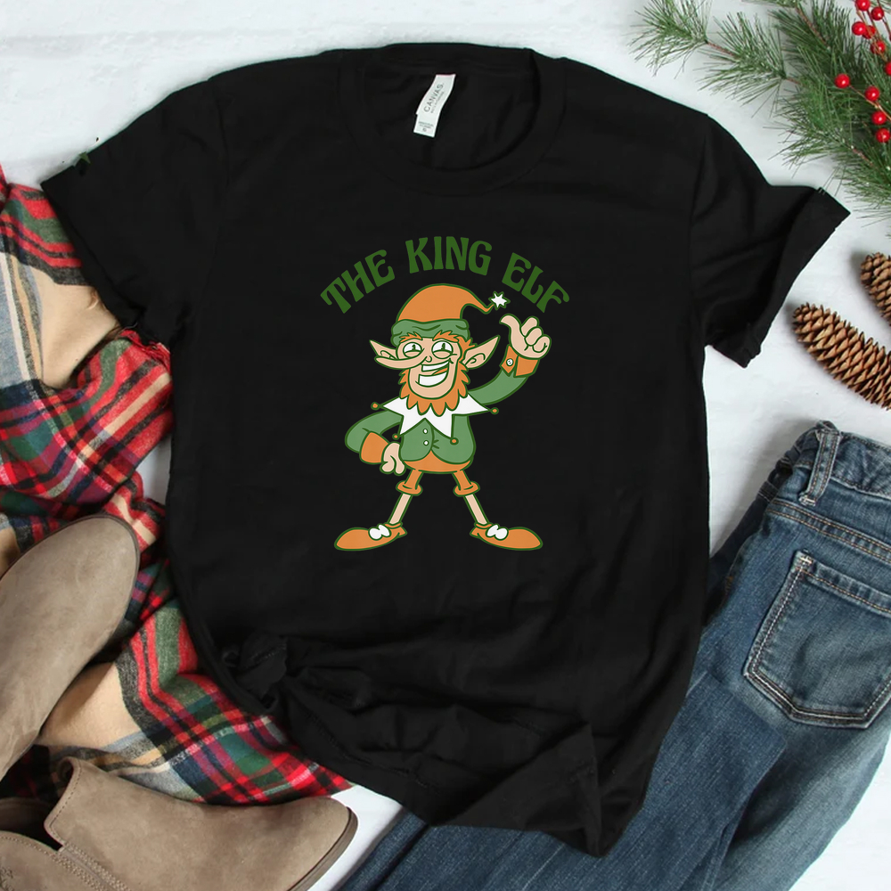 The King Elf Cute Ugly Christmas Sweater Shirt The King Elf Cute Ugly Christmas Sweater Shirt