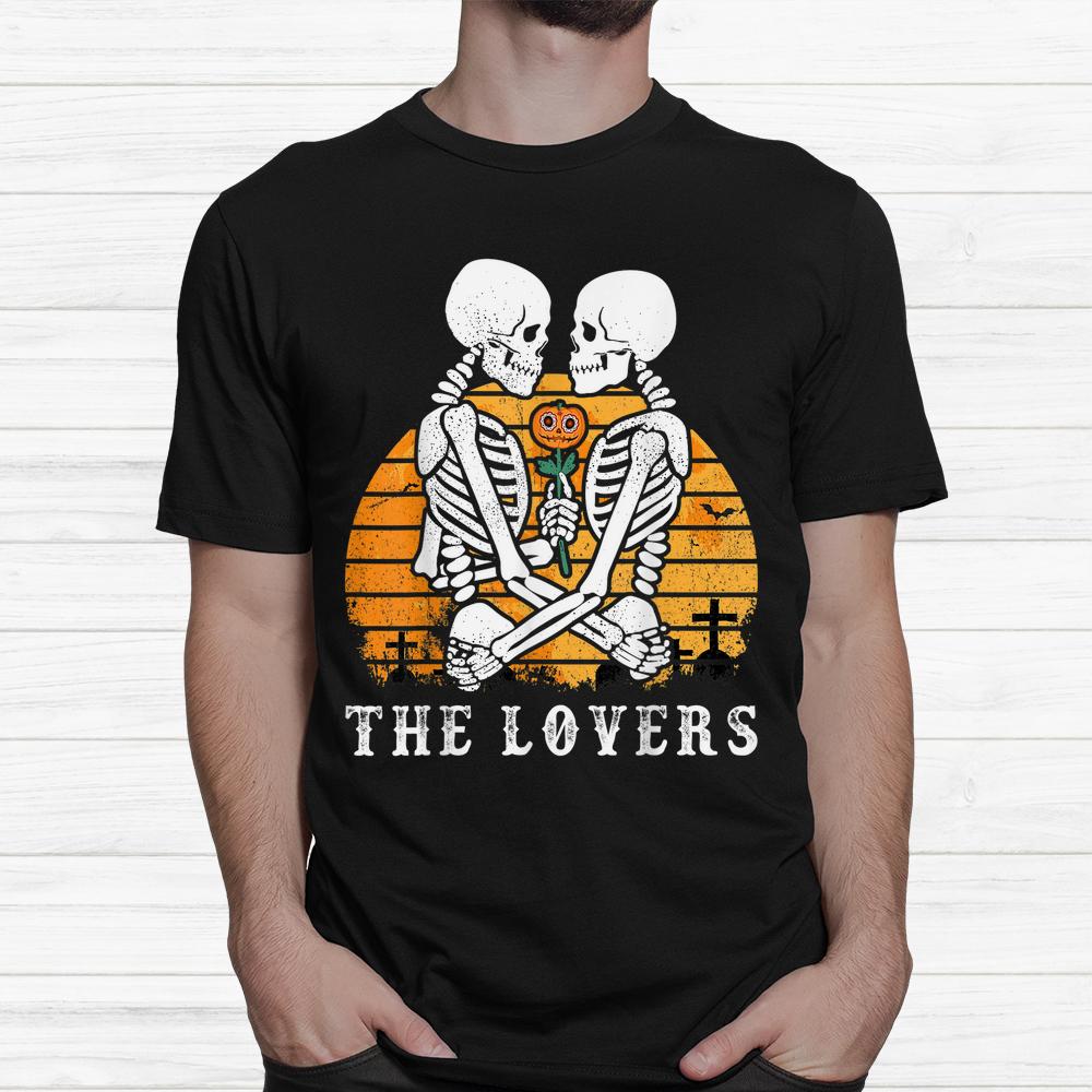 The Lovers Skeleton Horror Pumpkin Halloween Shirt The Lovers Skeleton Horror Pumpkin Halloween Shirt
