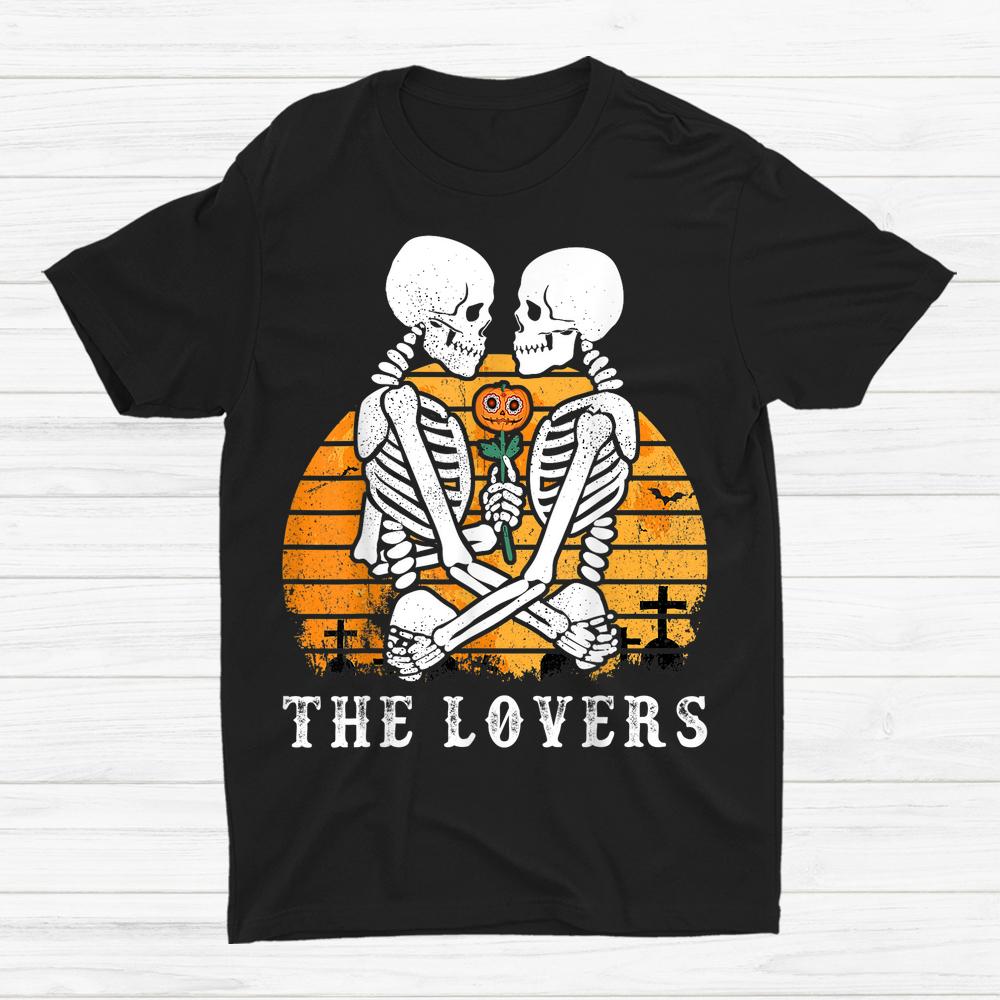 The Lovers Skeleton Horror Pumpkin Halloween Shirt The Lovers Skeleton Horror Pumpkin Halloween Shirt