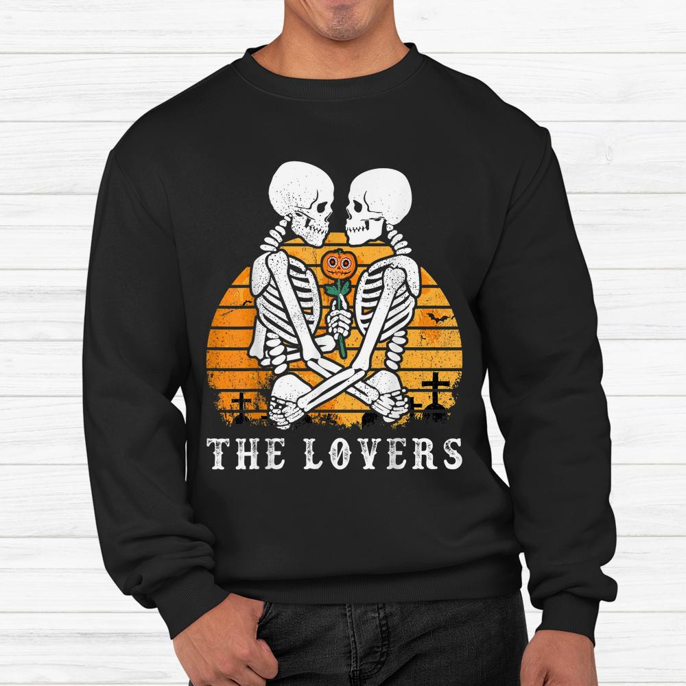 The Lovers Skeleton Horror Pumpkin Halloween Shirt The Lovers Skeleton Horror Pumpkin Halloween Shirt