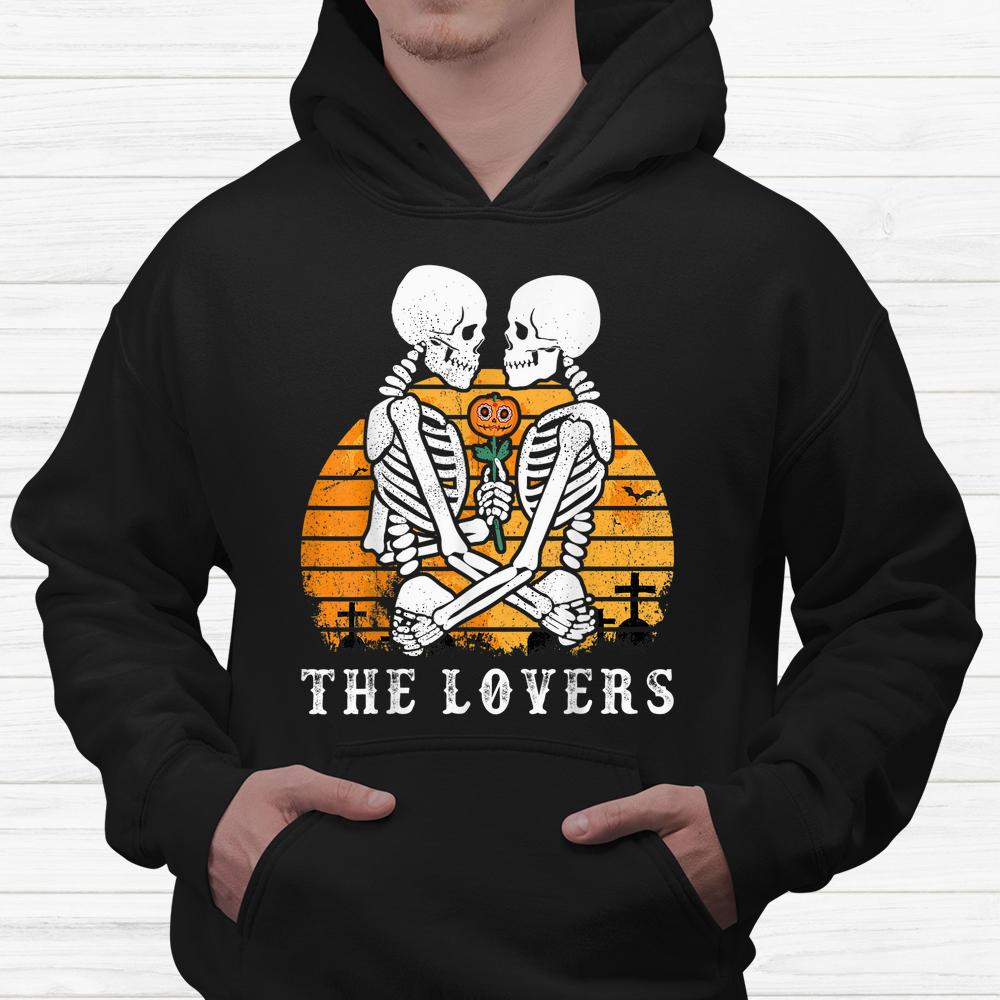 The Lovers Skeleton Horror Pumpkin Halloween Shirt The Lovers Skeleton Horror Pumpkin Halloween Shirt