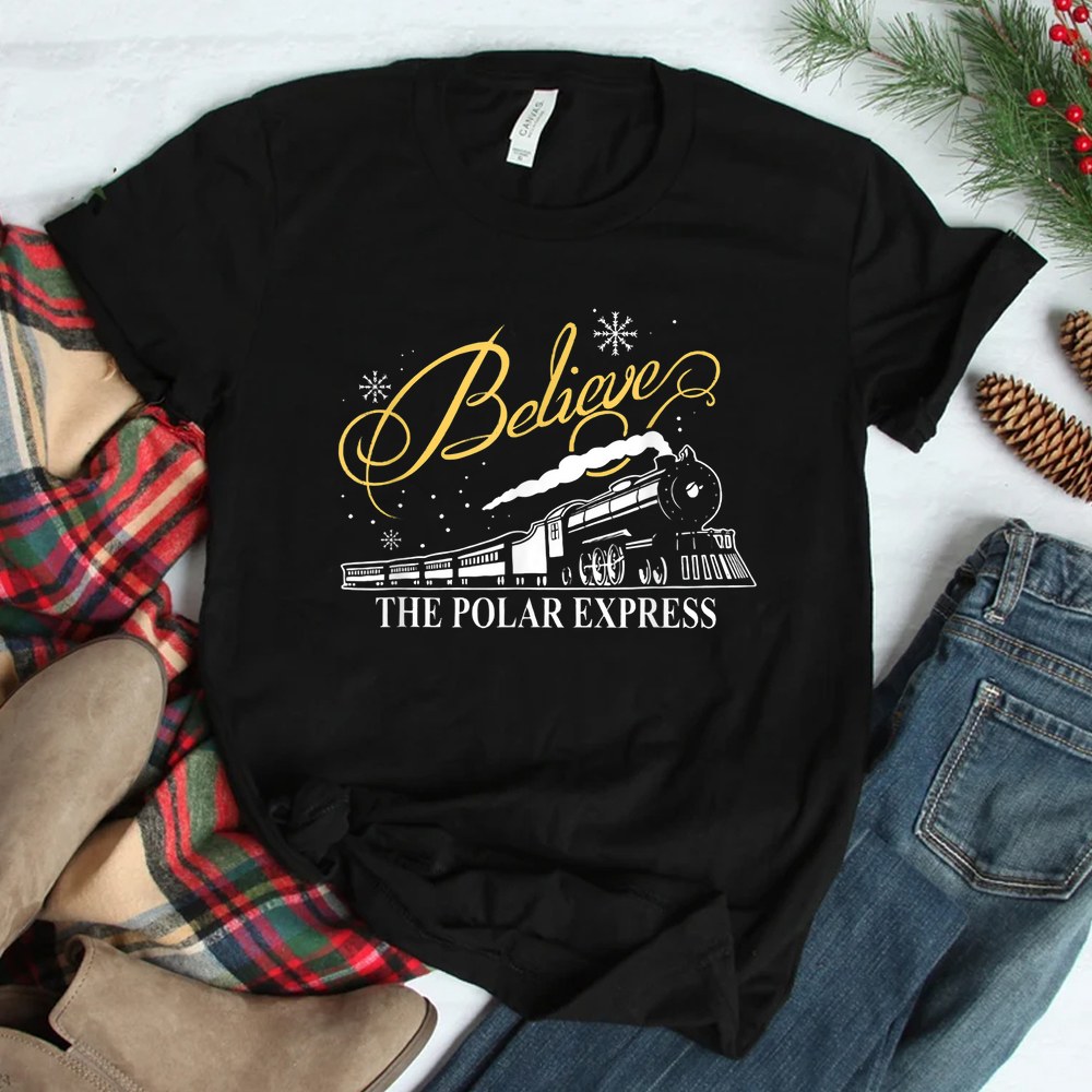 The Polar Express Believe Christmas Shirt The Polar Express Believe Christmas Shirt