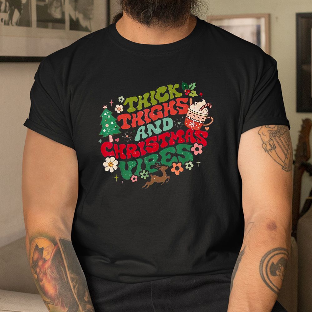 Thick Thighs And Christmas Minnie Christmas Mashup Shirt Thick Thighs And Christmas Minnie Christmas Mashup Shirt