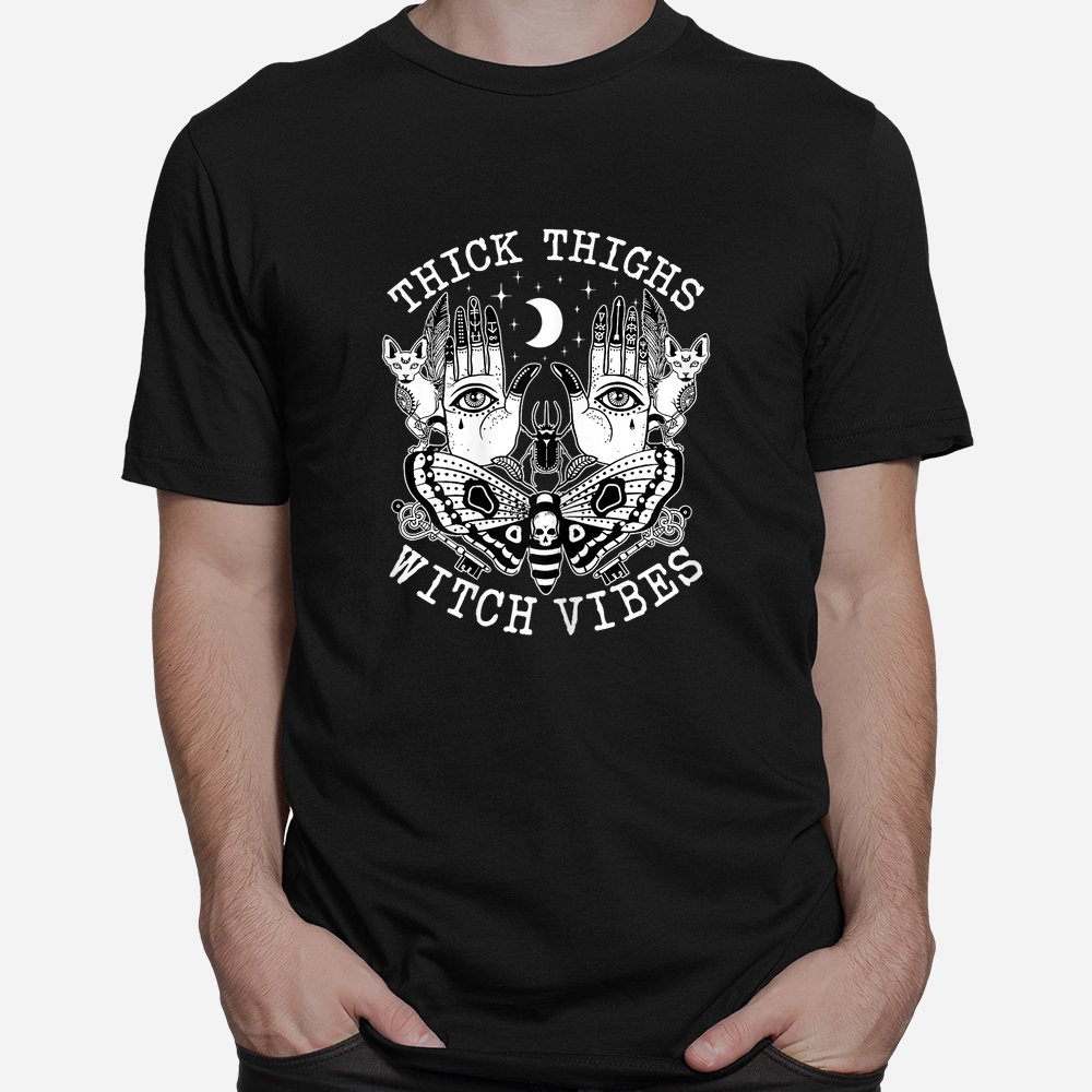 Thick Thighs Witch Vibes Shirt Witches Halloween Shirt 10 thick thighs witch vibes shirt witches halloween shirt 1 1