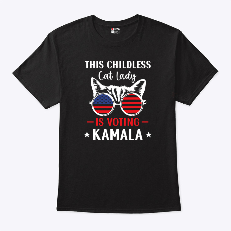 This Childless Cat Lady Is Voting Kamala-Harris 2024 Shirt This Childless Cat Lady Is Voting Kamala-Harris 2024 Shirt