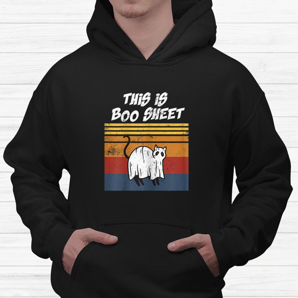 This Is Boo Sheet Boo Cat Ghost Halloween T-shirt This Is Boo Sheet Boo Cat Ghost Halloween T-shirt