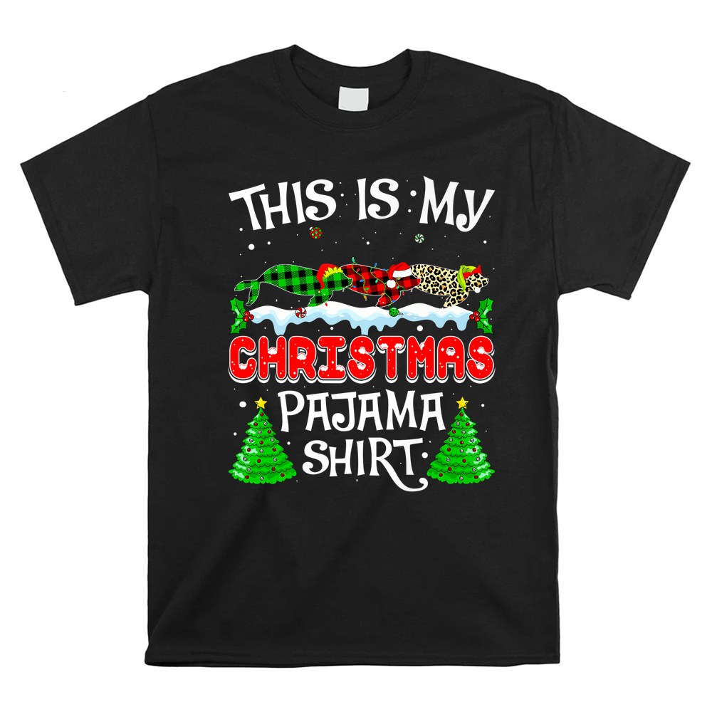 This Is My Christmas Pajama Sea Lion Xmas Shirt This Is My Christmas Pajama Sea Lion Xmas Shirt