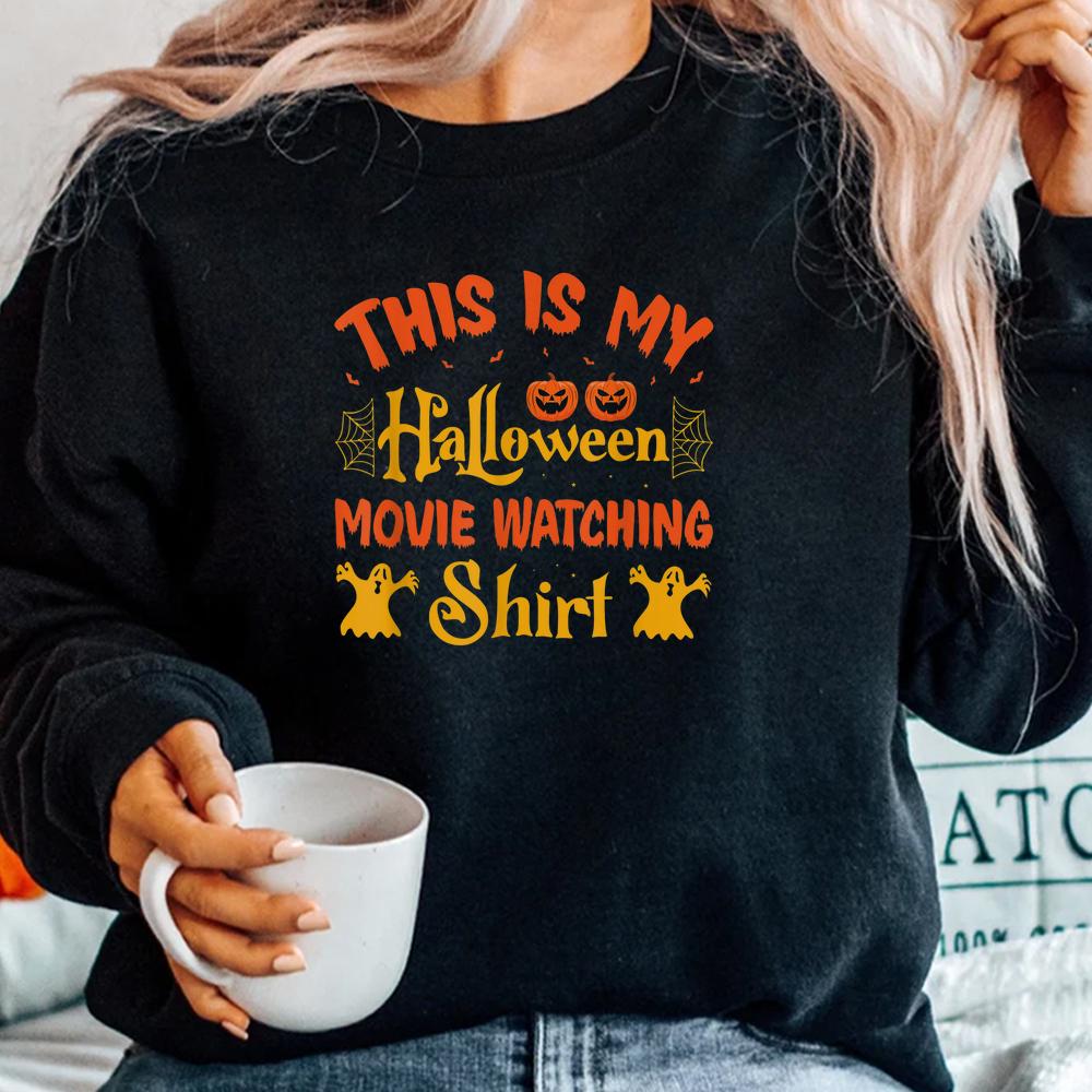 This Is My Halloween Movie Watching Shirt This Is My Halloween Movie Watching Shirt