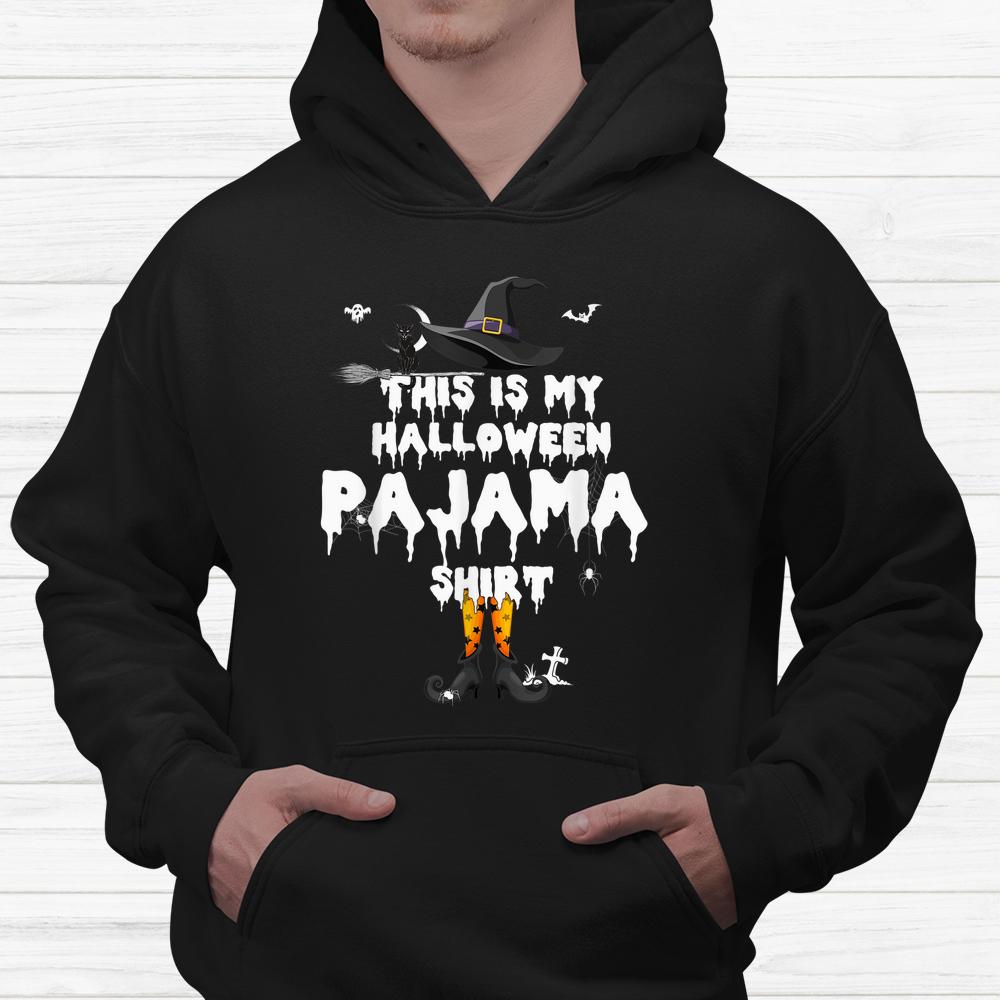 This Is My Halloween Pyjama Shirts Halloween Witch Cat Boo Shirt This Is My Halloween Pyjama Shirts Halloween Witch Cat Boo Shirt