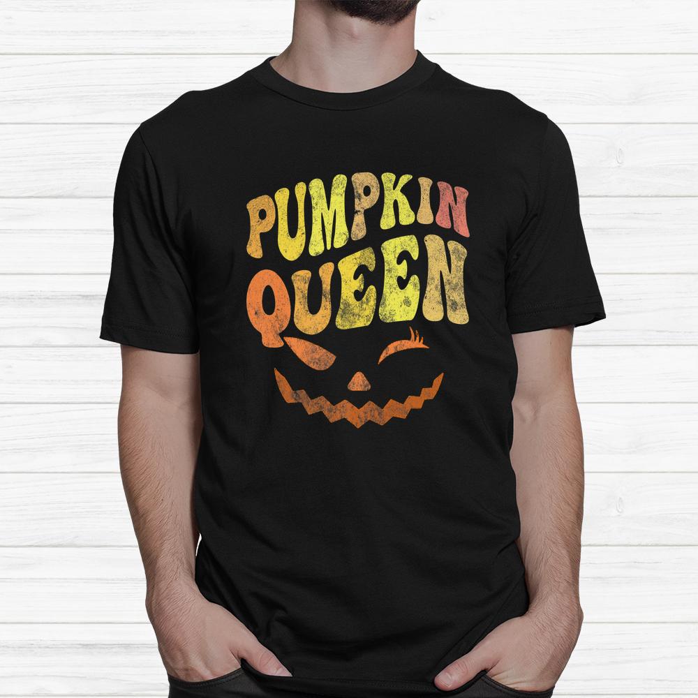 This Is My Scary Pumpkin Queen Halloween Lady Groovy Carving Shirt This Is My Scary Pumpkin Queen Halloween Lady Groovy Carving Shirt