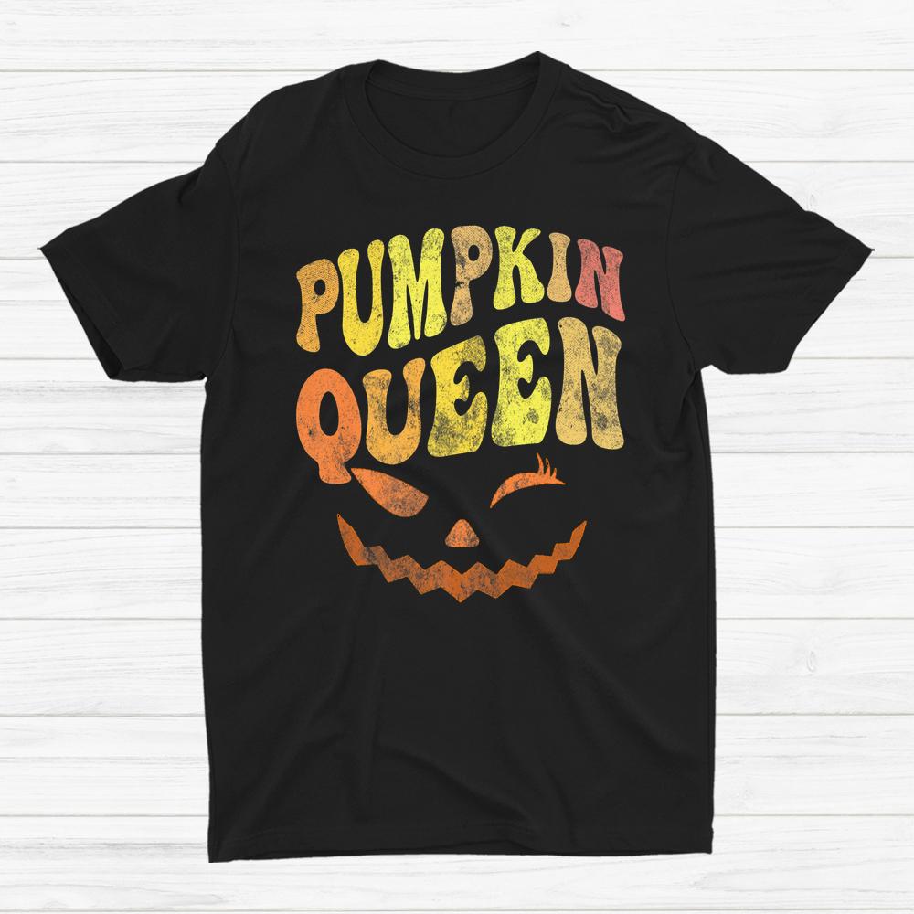 This Is My Scary Pumpkin Queen Halloween Lady Groovy Carving Shirt This Is My Scary Pumpkin Queen Halloween Lady Groovy Carving Shirt