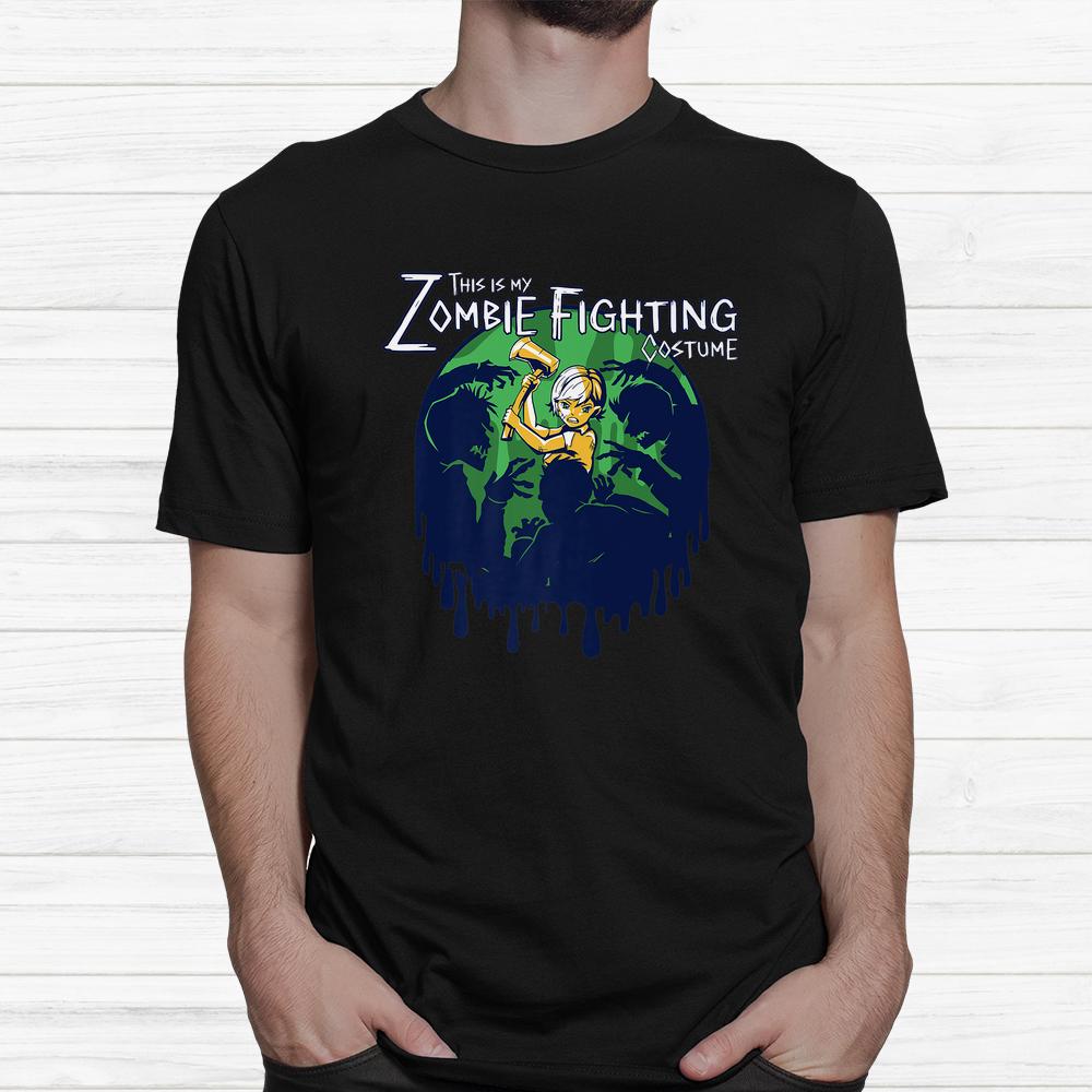 This Is My Zombie Fighting Halloween Shirt This Is My Zombie Fighting Halloween Shirt