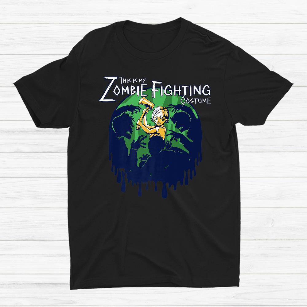This Is My Zombie Fighting Halloween Shirt This Is My Zombie Fighting Halloween Shirt