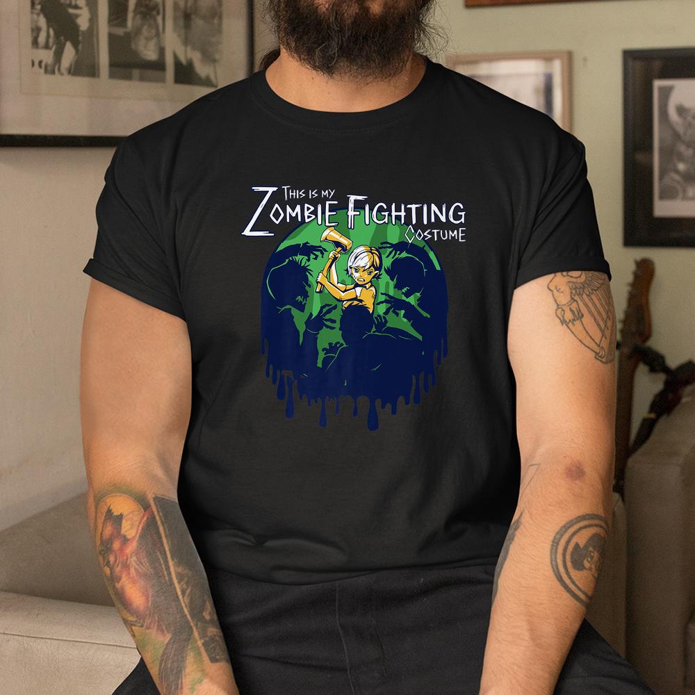 This Is My Zombie Fighting Halloween Shirt This Is My Zombie Fighting Halloween Shirt