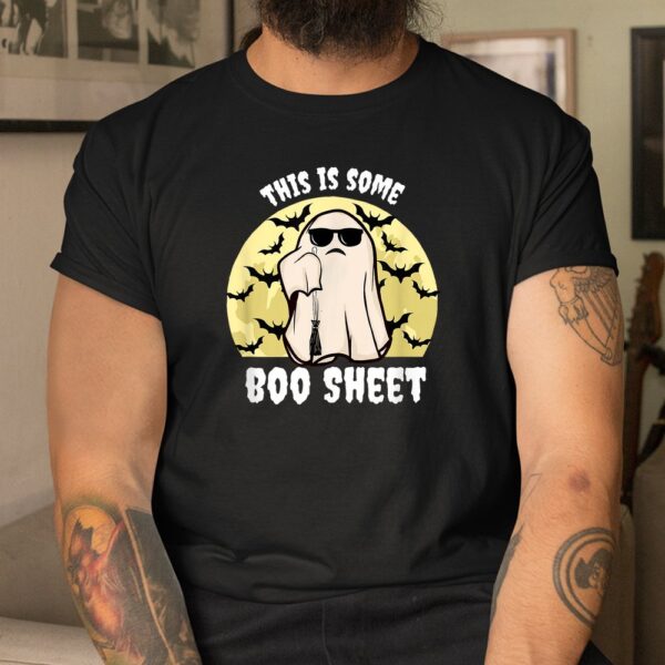 This Is Some Boo Sheet Halloween Ghost No Time To Boo Sheet Shirt