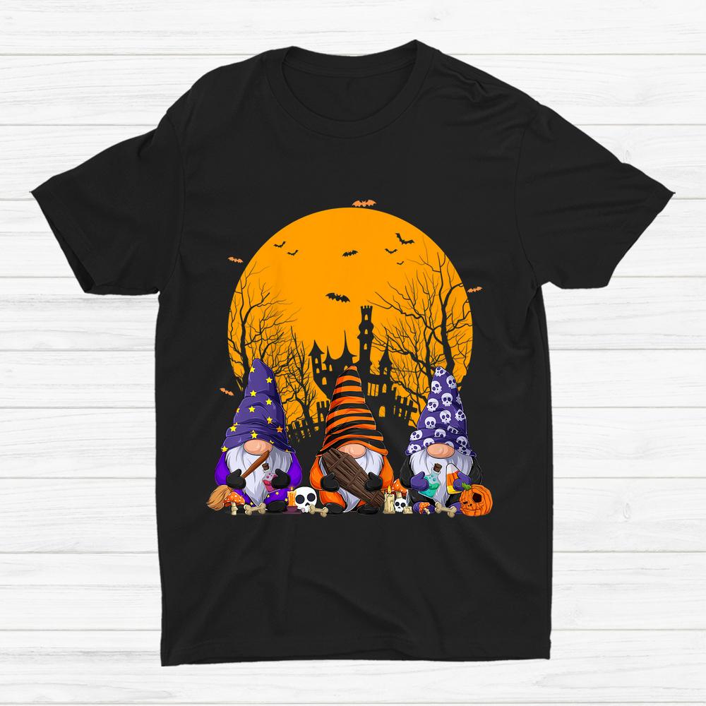 Three Gnomes Fall Candy Corn Pumpkin Halloween Shirt Three Gnomes Fall Candy Corn Pumpkin Halloween Shirt