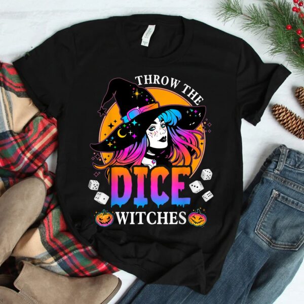 Throw The Dice Witches Bunco Happy Halloween Shirt