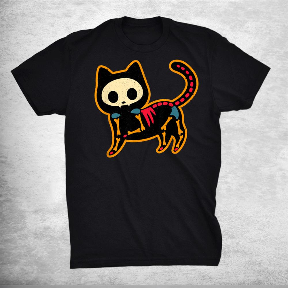 Traditional Day Of The Dead Mexico Sugar Skull Cat Halloween Shirt Traditional Day Of The Dead Mexico Sugar Skull Cat Halloween Shirt