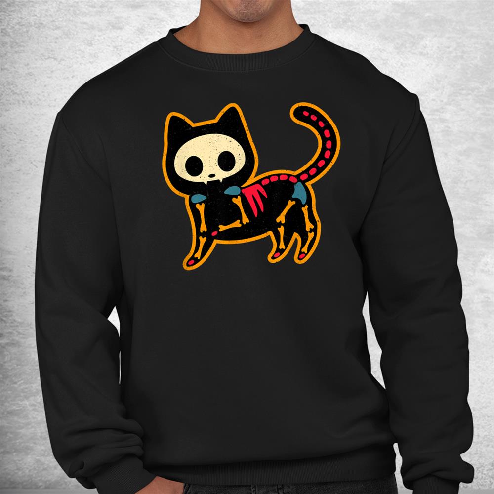 Traditional Day Of The Dead Mexico Sugar Skull Cat Halloween Shirt Traditional Day Of The Dead Mexico Sugar Skull Cat Halloween Shirt