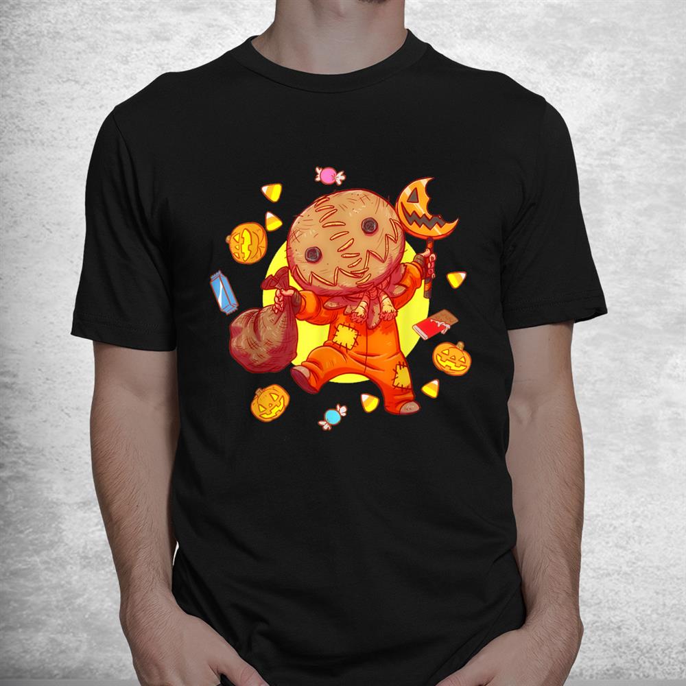 Trick R Treat Funny Cute Sam Halloween 2021 Candy Shirt Trick R Treat Funny Cute Sam Halloween 2021 Candy Shirt