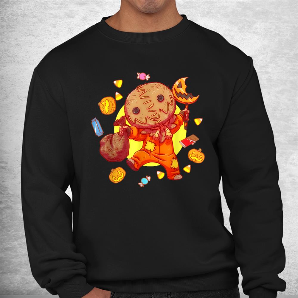 Trick R Treat Funny Cute Sam Halloween 2021 Candy Shirt Trick R Treat Funny Cute Sam Halloween 2021 Candy Shirt