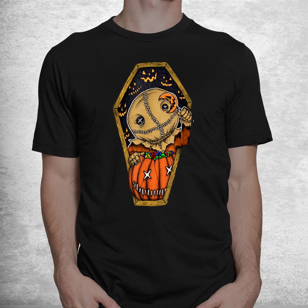 Trick R Treat Funny Cute Sam Pumpkin Halloween Shirt Trick R Treat Funny Cute Sam Pumpkin Halloween Shirt