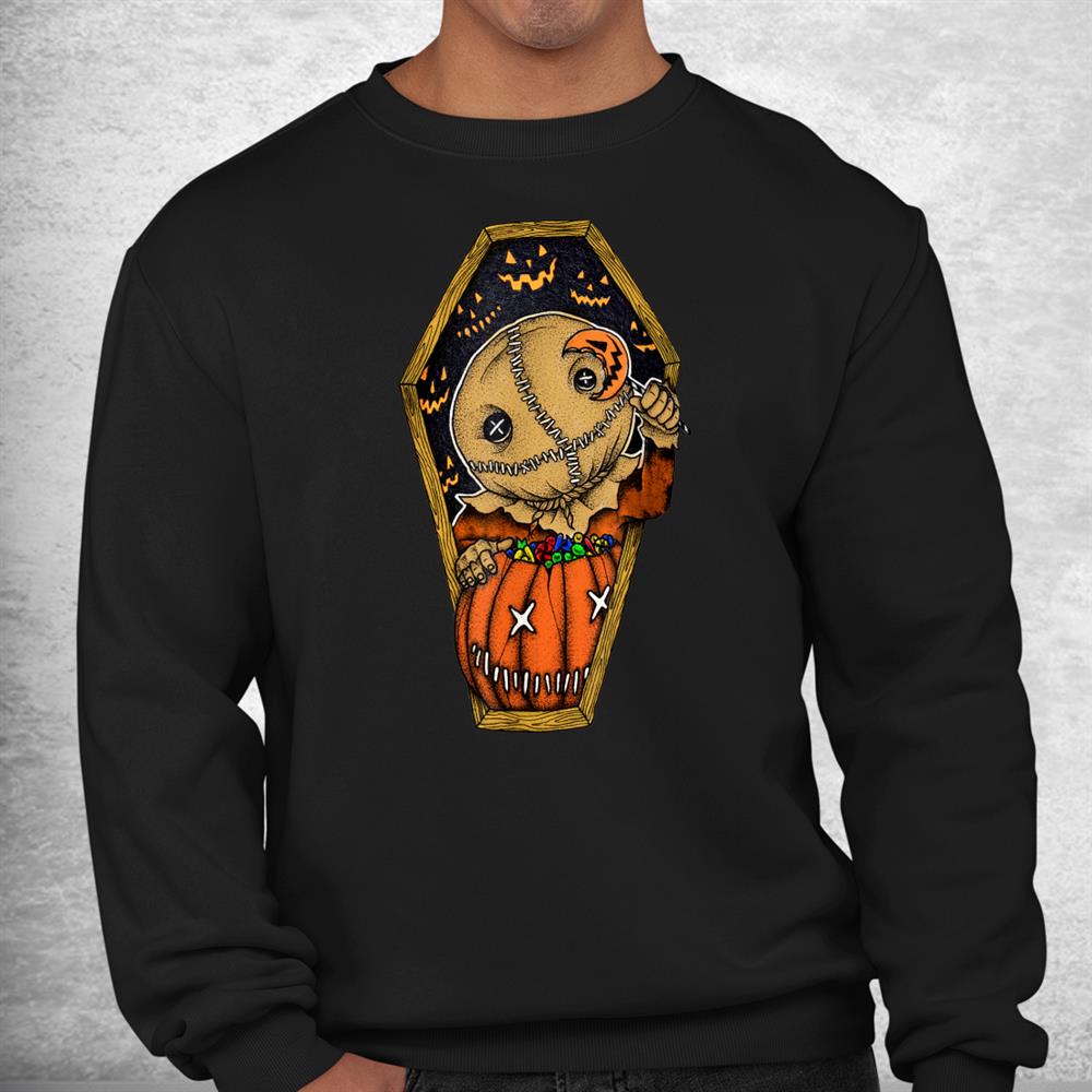 Trick R Treat Funny Cute Sam Pumpkin Halloween Shirt Trick R Treat Funny Cute Sam Pumpkin Halloween Shirt