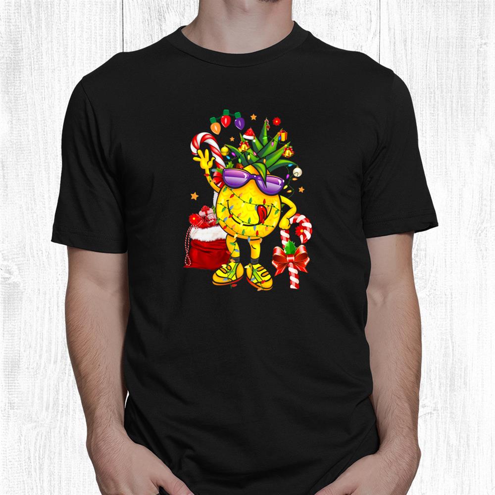 Tropical Christmas Cruise Festive Pineapple Sunglasses Light Shirt Tropical Christmas Cruise Festive Pineapple Sunglasses Light Shirt