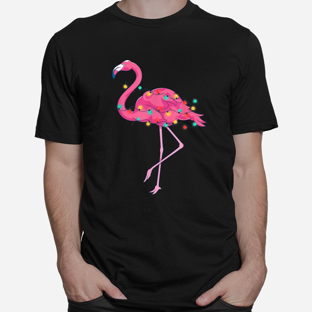 Tropical Pink Flamingo Hawaii Summer Xmas Christmas In July Shirt Tropical Pink Flamingo Hawaii Summer Xmas Christmas In July Shirt