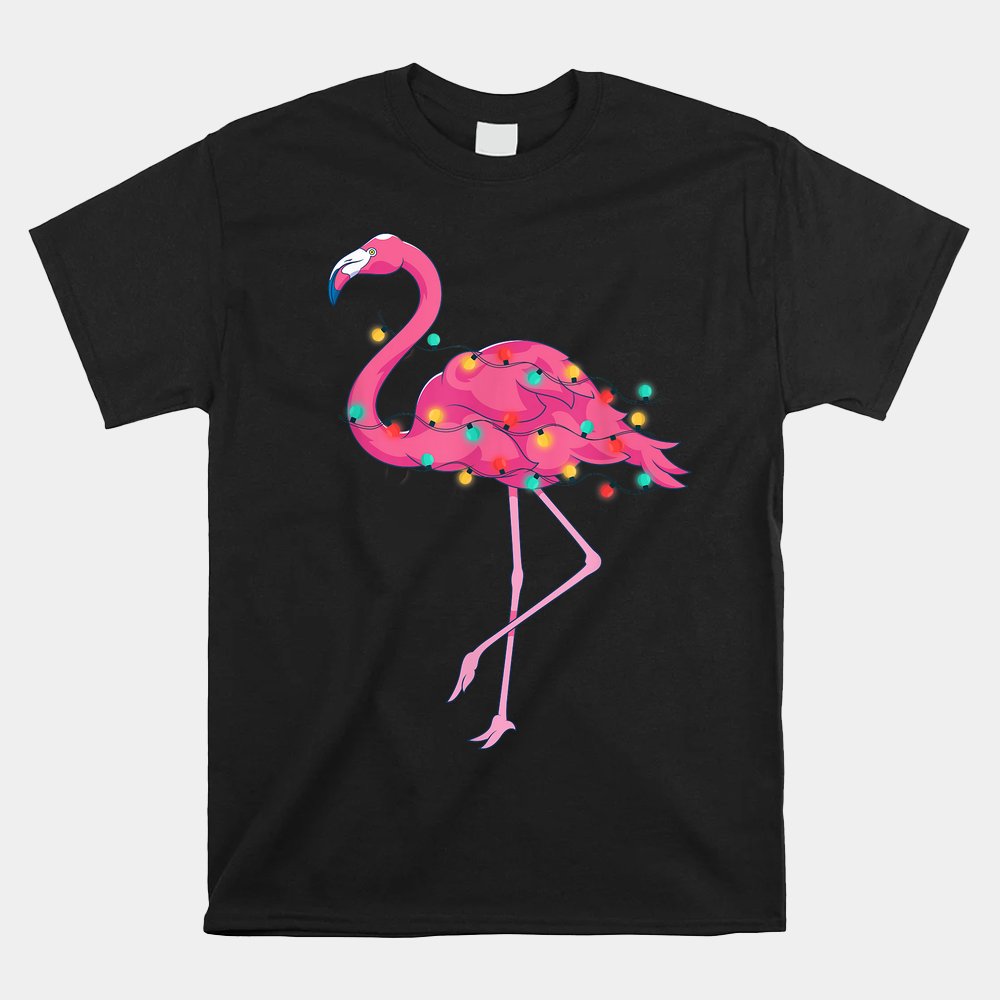 Tropical Pink Flamingo Hawaii Summer Xmas Christmas In July Shirt Tropical Pink Flamingo Hawaii Summer Xmas Christmas In July Shirt