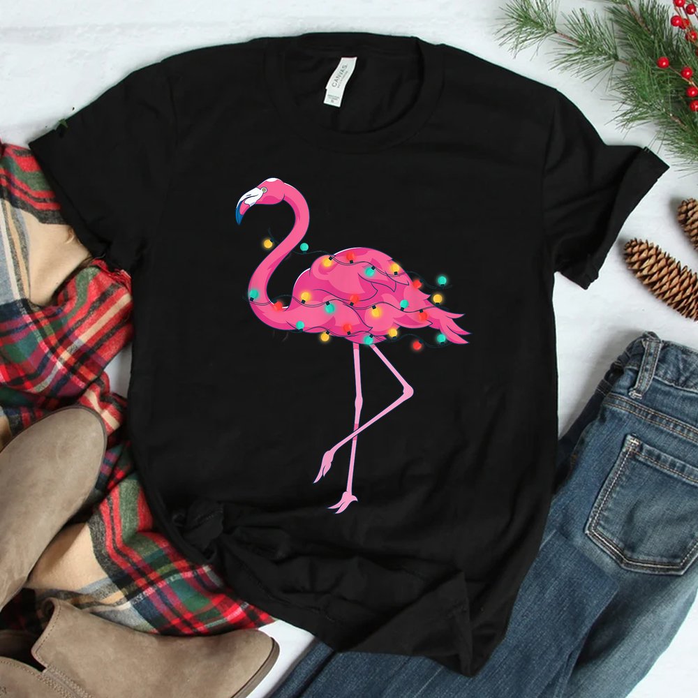 Tropical Pink Flamingo Hawaii Summer Xmas Christmas In July Shirt Tropical Pink Flamingo Hawaii Summer Xmas Christmas In July Shirt