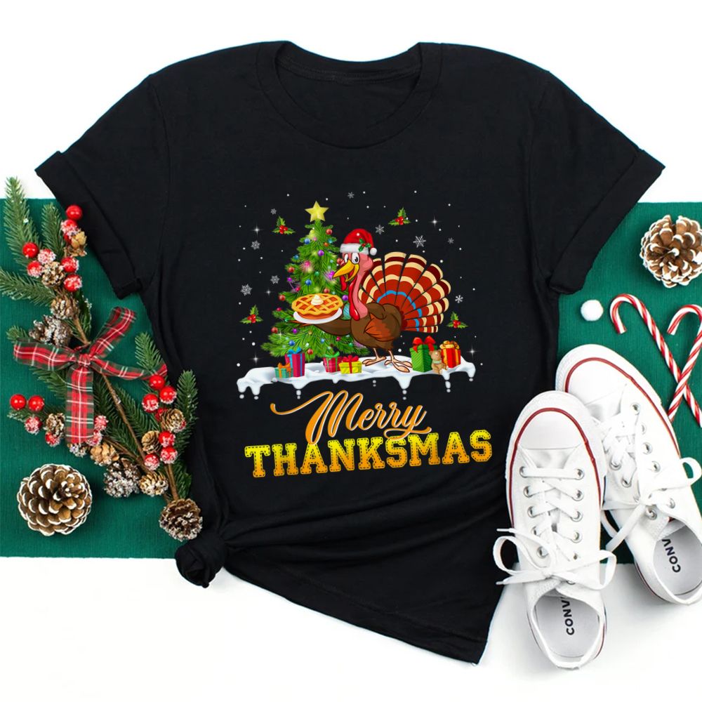 Turkey Santa Merry Thanksmas Christmas Thanksgiving Shirt Turkey Santa Merry Thanksmas Christmas Thanksgiving Shirt