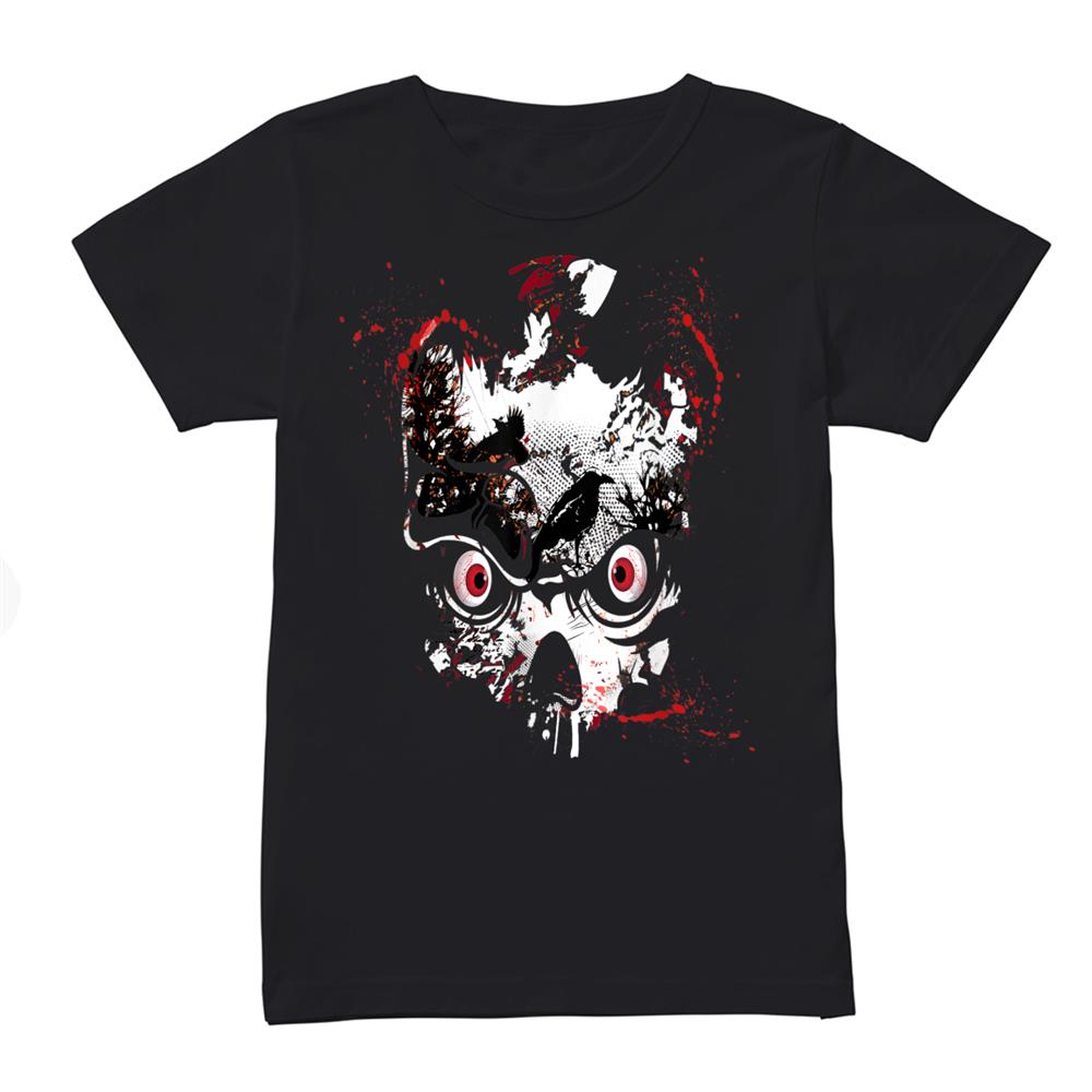 Twear Tees Scary Skull Red Eye Bloody Halloween Fun Shirt Twear Tees Scary Skull Red Eye Bloody Halloween Fun Shirt