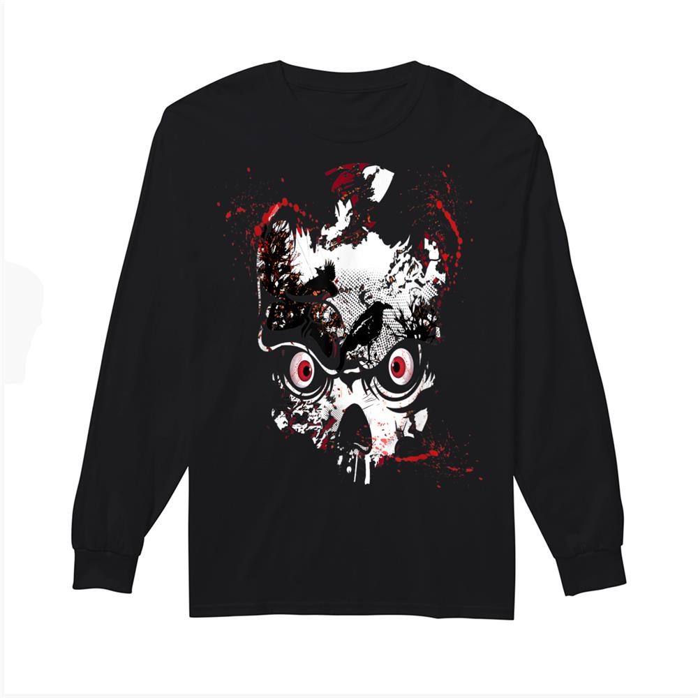 Twear Tees Scary Skull Red Eye Bloody Halloween Fun Shirt Twear Tees Scary Skull Red Eye Bloody Halloween Fun Shirt